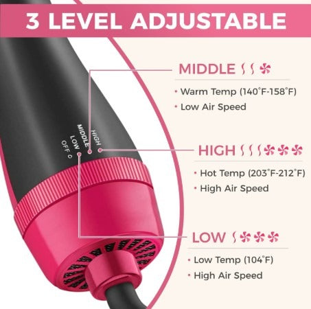 One Step 3 in 1 Hair Dryer And Styler