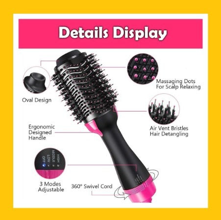 One Step 3 in 1 Hair Dryer And Styler
